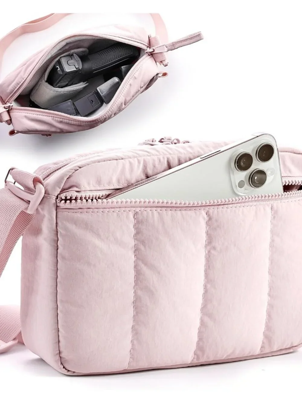 Soft Pistol Case for Women, Waist & Crossbody Concealed Carry Purse Gun Bag with - Picture 1 of 6